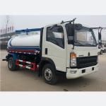 Buy cheap 120hp Vacuum Sewage Suction Truck Sinotruk HOWO 4m3 90km/H from wholesalers