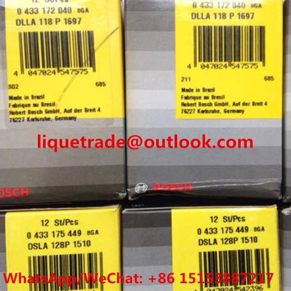 Buy cheap BOSCH INJECTOR NOZZLE 0433172040 , DLLA118P1697 Common Rail Nozzle 0 433 172 040 , DLLA 118 P 1697 from wholesalers