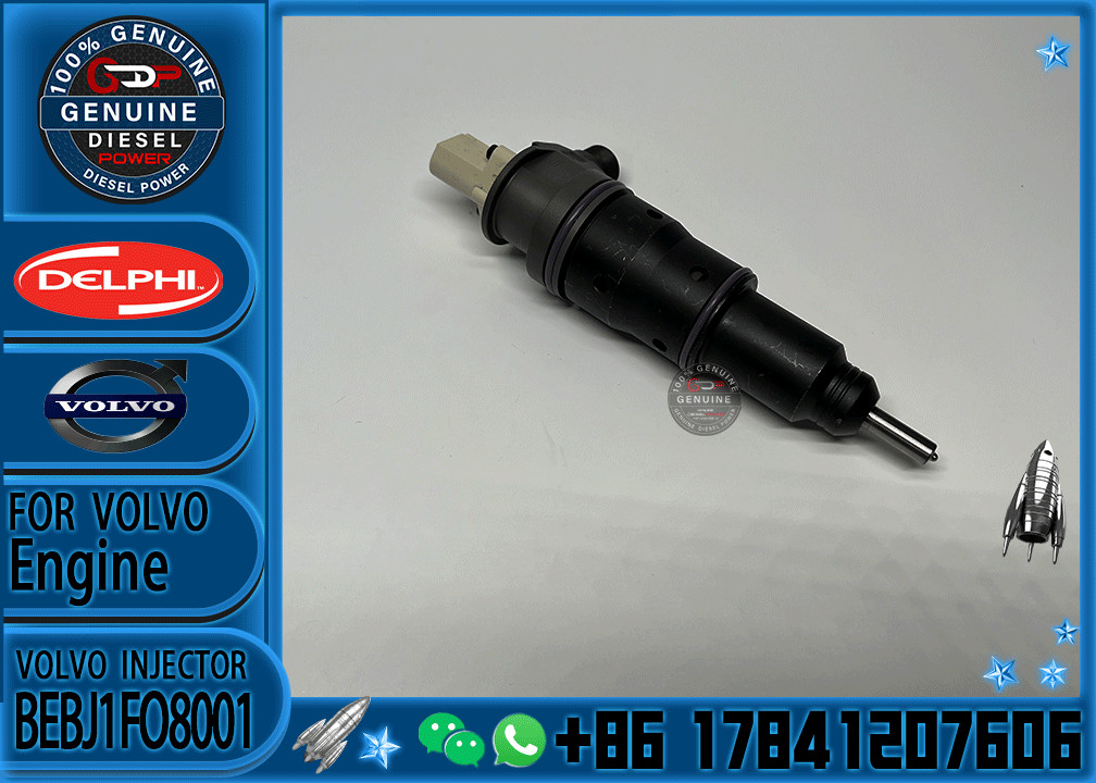 Diesel Fuel Injector common rail parts injector BEBJ1FO8001 1112010-E9500 33800-84310 for VOLVO