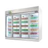 Buy cheap Commercial 4 Glass Doors Beverage Display Fridge With Digital Temperature Controller from wholesalers