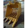 Buy cheap 22Ton PC220 Customized Q355B Excavator Bucket 1.1M3 Skeleton Bucket For Cannel Cleaning from wholesalers
