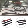 Buy cheap Rubber Accessories Automotive Lamps Rubber Parts Adhesive Black Rubber Strips For Automotive Lamps from wholesalers