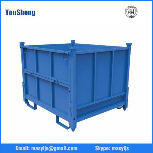 Buy cheap Welded foldable stacking steel warehouse storage cage from wholesalers
