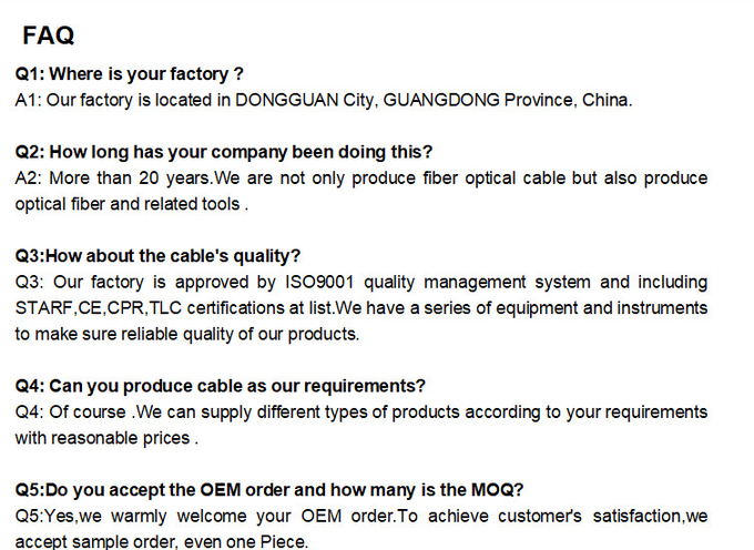 GYTA/GYTA53 Stranded Outdoor Fiber Optic Cable Steel Wire Metallic Strengthen Member with Single model