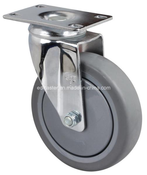 Buy cheap 75mm Diameter 3" 110kg Plate Swivel TPE Caster 5713-57 Perfect for B2B Markets from wholesalers