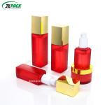 Skin Care Serum Plastic Dispenser Bottles 30ml-120ML PET Plastic Square Bottle