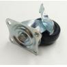 Buy cheap small black rubber funiture caster wheels with brake 2 inch from wholesalers