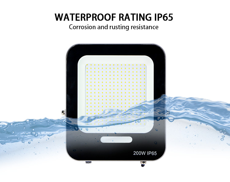 Slim DOB AC85-265V 300w Outdoor LED Flood Lights Waterproof