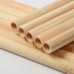 7mm Eco Friendly bulk Bamboo Drinking Straws 100Pack Custom