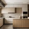 Buy cheap Customized Kitchen Furniture Modern Natural Solid Wood Modular Kitchen Cabinets Villa Use Luxury Kitchen Cabinets from wholesalers