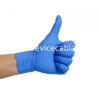 Buy cheap Textured Surgical Blue Nitrile Disposable Gloves Powder Free from wholesalers