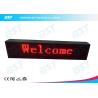 Buy cheap Outdoor Waterproof Red Color LED Moving Sign Programmable 10mm Pixel pitch from wholesalers