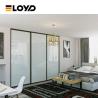 Buy cheap Glazed Windproof Patio Kitchen Glass Sliding Door Black Automatic Hidden from wholesalers