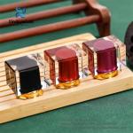 Luxury Perfume Bottle Caps Golden Chrome Black Purple Plated Bottle Caps