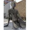 Buy cheap Customized Outdoor Metal Decoration Sliced Man Stainless Steel Sculpture from wholesalers