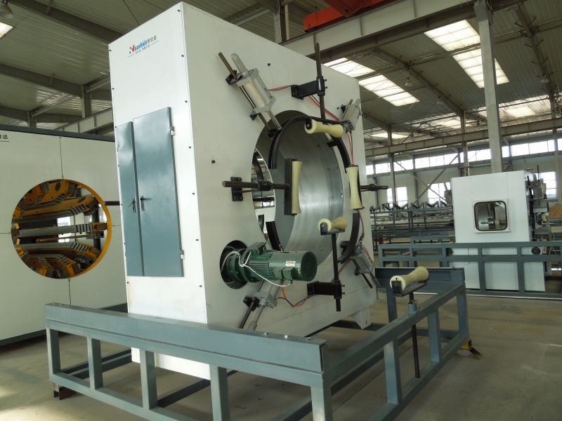1000m/h HDPE Shell / HDPE Pipe Extrusion Line For Pre Insulated Pipe