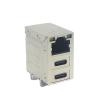 Buy cheap STD Dual Type C Female Stacked USB Connectors Combo Micro USB PCB Mount RJ45 W/ Leds from wholesalers