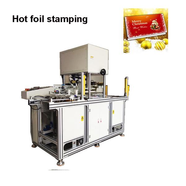 Buy cheap 15pcs/Min 250mm Automatic Foil Stamping Machine For Paper from wholesalers