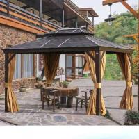 Buy cheap Outdoor Hardtop Gazebo outdoor metal hardtop patio gazebo with curtain and product