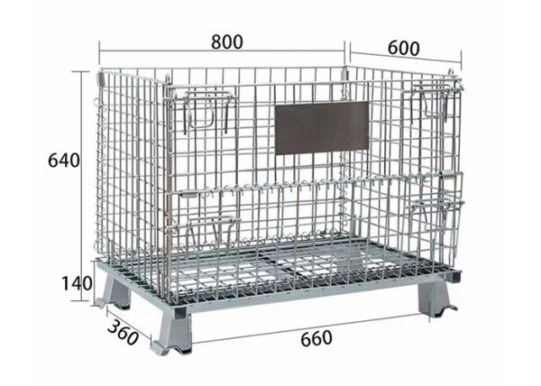 Buy cheap Heavy Duty Steel OEM Wire Mesh Storage Cage Large Capacity Warehouse from wholesalers