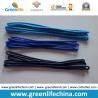 Buy cheap Bright Transparent Blue 2.5x150mm Custom Travel Tag Hanging PVC Loops from wholesalers