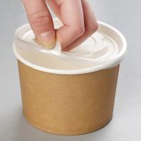 Buy cheap Factory Wholesale Kraft Paper Ice Cream Cups Disposable Noodle PE Lined 850ml product
