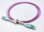 2.0mm Uniboot LC Fiber Optic Patch Cord DX OM4 LSZH Material Multimode