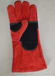 Full Lining Elbow Length Heat Protection Gloves TIG Welding 250C 482F
