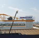 Yellow Hammer Head Tower Crane 25 Ton