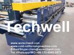 Color Steel Hat Cap Roll Forming Machine For Metal Roof RidgeTile