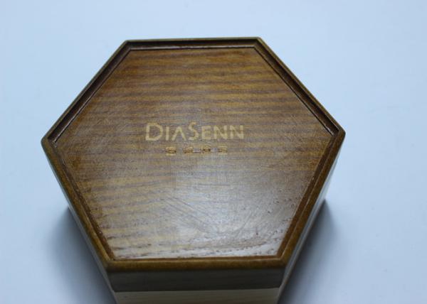 Buy cheap Dark Solid Wood Standing Jewelry Box , Gift Wood Hexagon Shaped Box from wholesalers