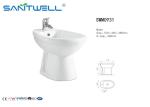 Bathroom Sanitary Ware Floor Mounted Bidet One Piece WC 570*350*395 mm
