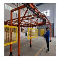 Buy cheap 220V Overhead Conveyor Electrostatic Painting Line Fine Line Powder Coating For product
