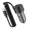 Buy cheap Type C USB Car Charger 12V Portable PPS Car Charger Smart Charging Travel Adapter from wholesalers