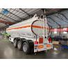 Buy cheap 3 Axle 45000 Liter Oil Tank Semi Trailer Mechanical Suspension from wholesalers