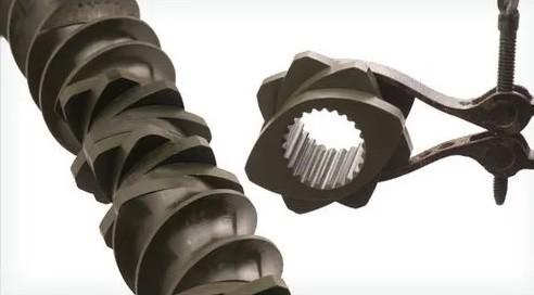 Buy cheap Plastic Machinery Twin Screw Extruder Barrel Screw Elements Corrosion Resistance from wholesalers