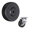 Buy cheap WBD 100mm 4" Fixed Light Duty Solid Rubber Casters from wholesalers