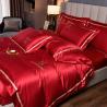 Buy cheap Luxury Embroidered Washing Silk Bedding Set with Polyester Material and Customized Logo from wholesalers