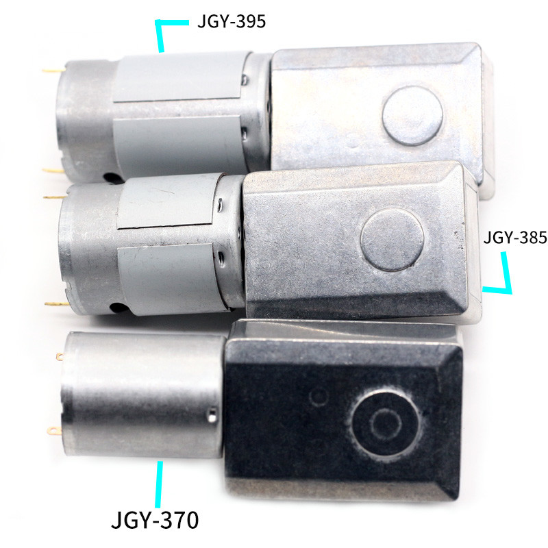 ASLONG JGY-370 37mm 6/12/24V Miniature DC Worm Gear Reducer Motor With Self-Locking Low-Speed Motor