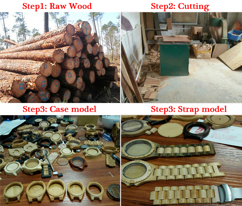 2017 new fashion men wood watch factory wholesale wrist watches oem