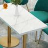 Buy cheap Fireproof Marble Stone Dinning Table from wholesalers