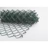 Buy cheap Green PVC Coated Chain Link Fence Waterproof Sports Fields Fencing from wholesalers