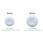 Eco Friendly 100% Compostable Biodegradable 80mm 90mm Bagasse Cup Non Leak Cover