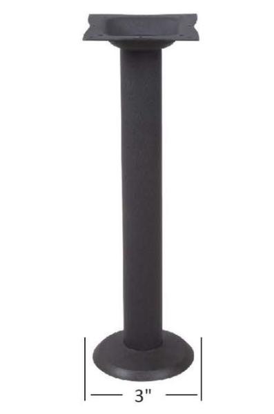Buy cheap Bolt Down Restaurant Table Bases Cast Iron Powder Coated Finish Cheap Furniture from wholesalers