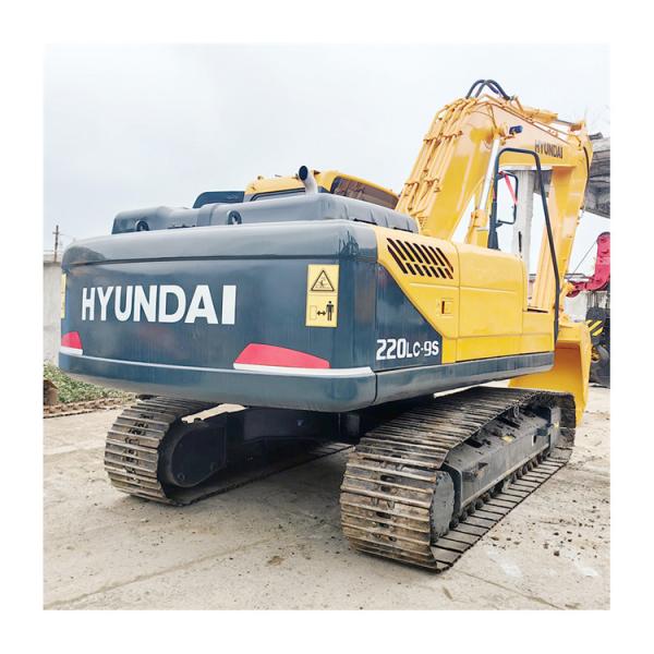 Good Condition 22 Ton Used Hyundai Excavator 220LC-9S in Korea Original Cummins