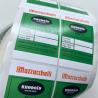 Buy cheap Custom Private Coated Paper Adhesive Sticker 3 Color Printing Attractive Labels from wholesalers