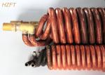 Extruded Cupronickel Copper Tube Coils For Water Heater Boilers , Fin Coil
