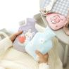 Buy cheap Hot Water Pouch Warm Flannel Flocking Hand Warmer Filled Mini Explosion-proof Portable Hot Water Bag Outdoor from wholesalers