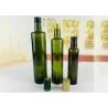 Buy cheap Clear Dark Green Glass Olive Oil Bottle With Aluminum Dropper Cap from wholesalers