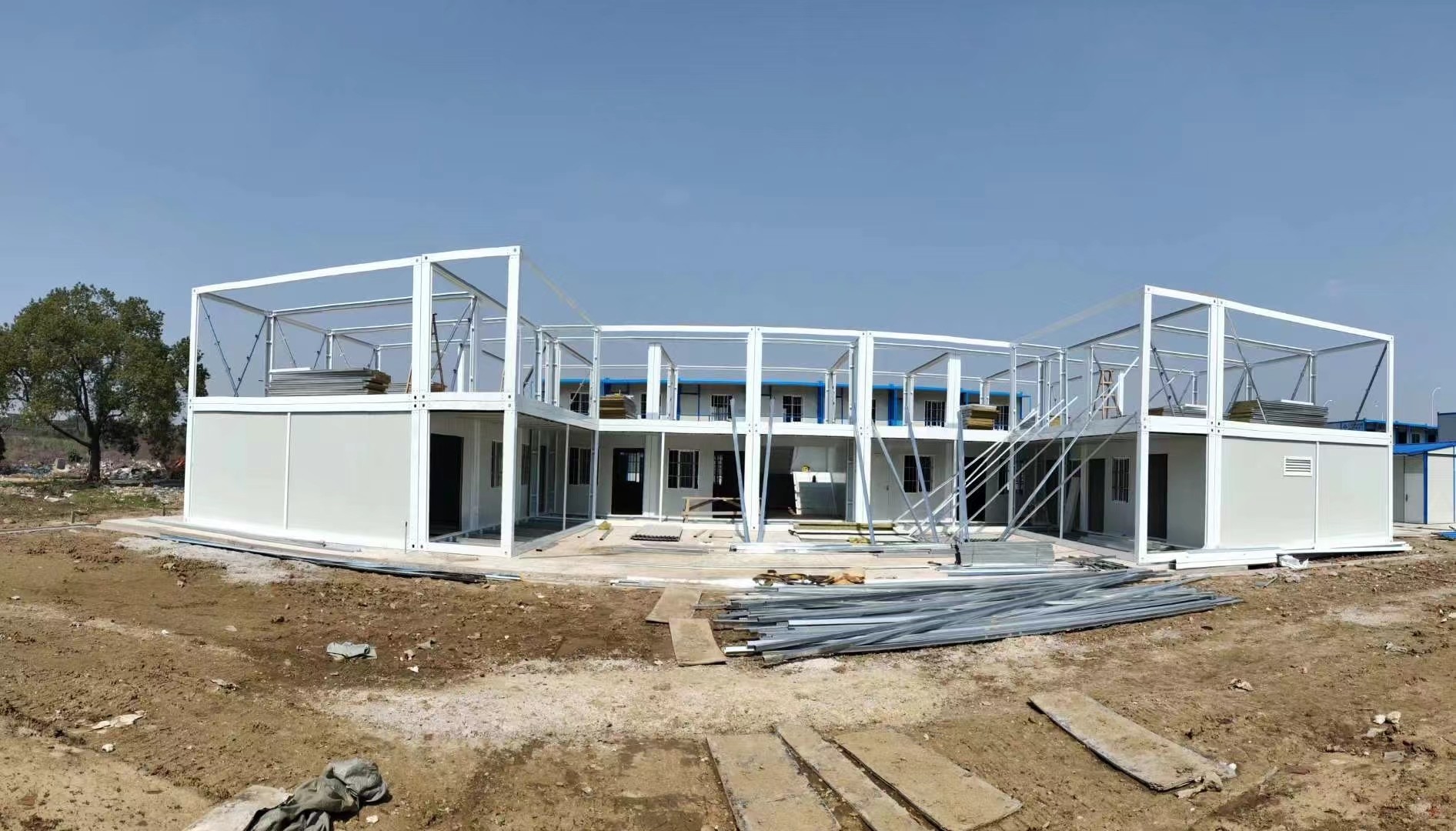 Customized Prefab Modular Steel Container Homes Steel Structural Building